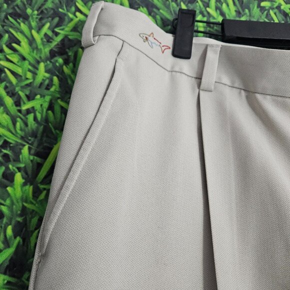 Mens Greg Norman Tan Dress Pants Size 40w By 30l - Picture 2 of 5